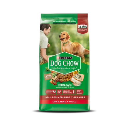 GRANEL ADULTO DOG CHOW RAZA MEDIANA Y GRANDE