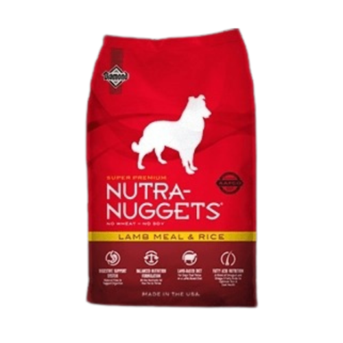 NUTRA NUGGETS CORDERO Y ARROZ