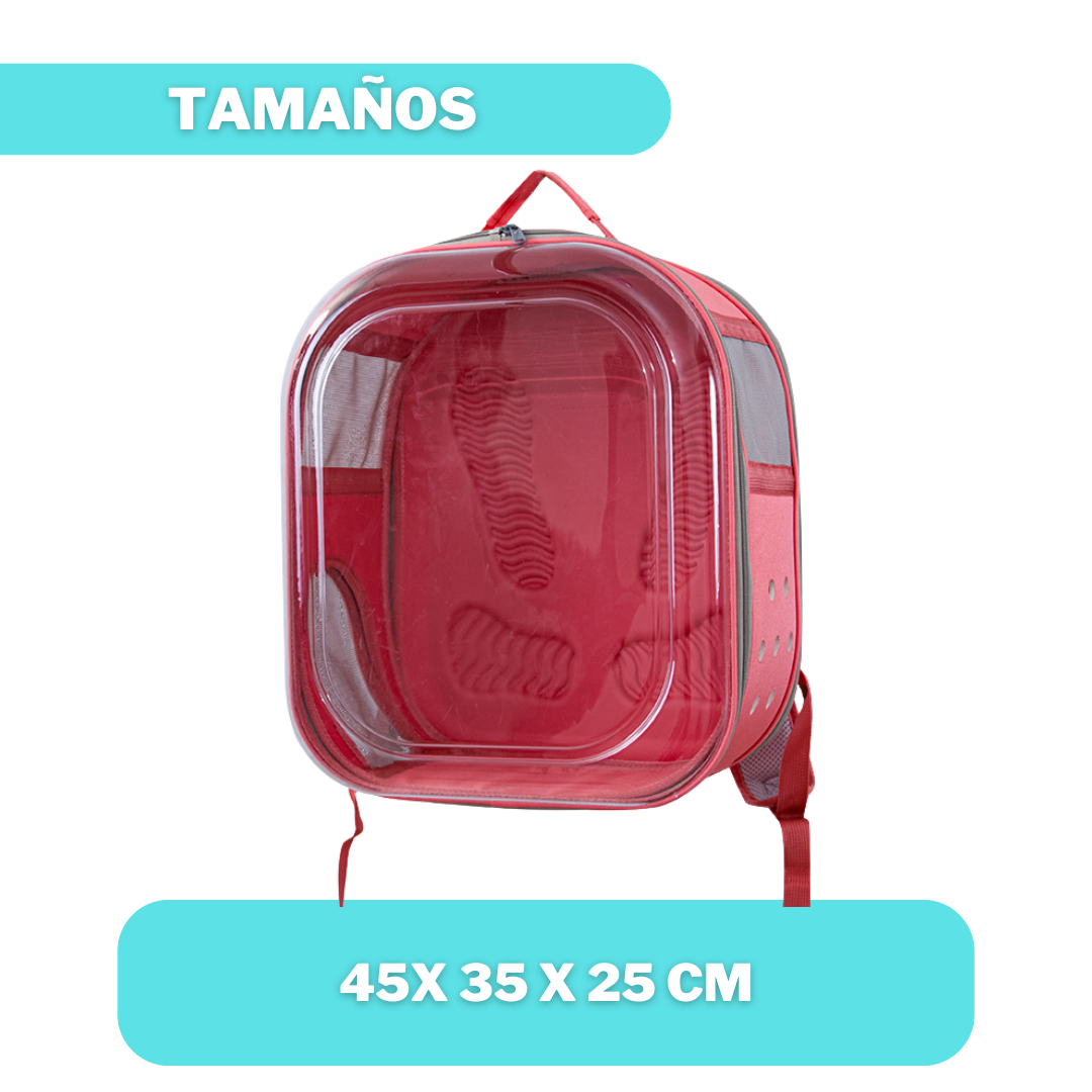 MALETA TRANSPARENTE CUADRADA