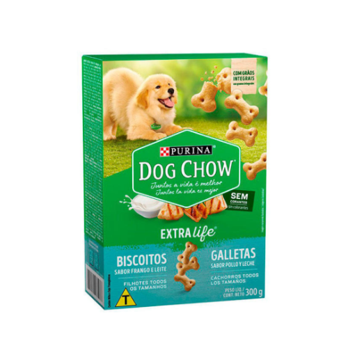DOG CHOW ABRAZOS BISCOITOS CACHORROS