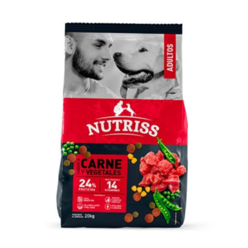 NUTRISS ADULTO CARNE Y VEGETALES