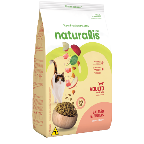 NATURALIS FELINO ADULTO CASTRADO SALMON Y FRUTAS