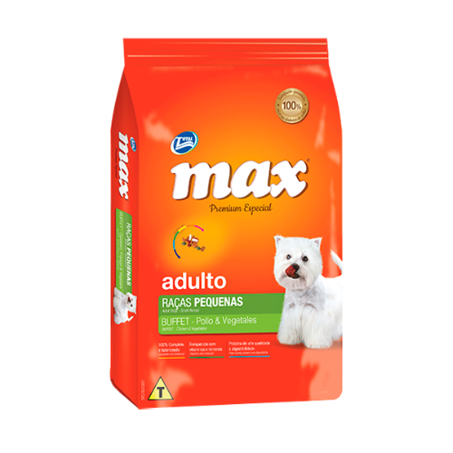 MAX PREMIUM ESPECIAL ADULTO RAZAS PEQUEÑAS B, P Y V