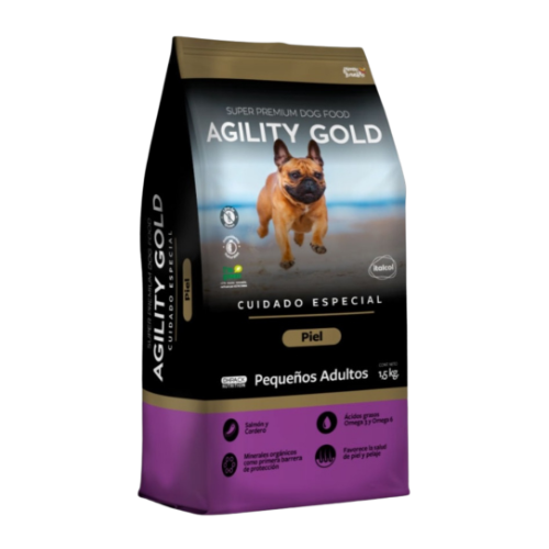 AGILITY GOLD PEQUEÑOS ADULTOS PIEL