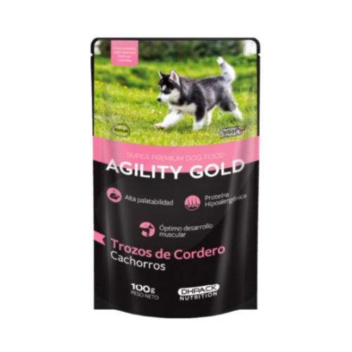 AGILITY POUCH CORDERO CACHORRO
