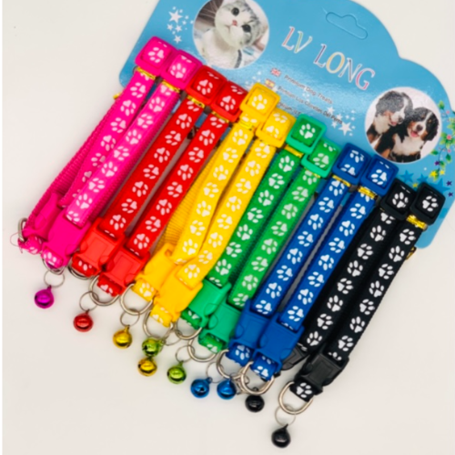 COLLAR HUELLITAS MED COLORS