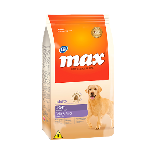 MAX PROFESIONAL LINE ADULTO LIGHT PERFORMANCE POLLO Y ARROZ