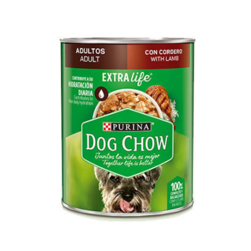 LATA DOG CHOW CORDERO