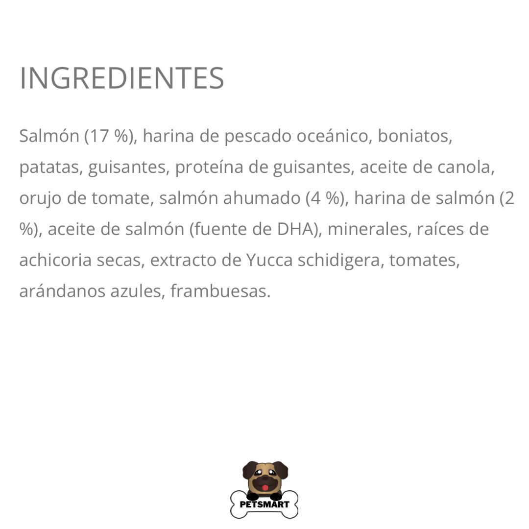 Composición, análisis garantizado y guía de alimentación del alimento Taste of the Wild Puppy Pacific Stream para cachorros, sabor salmón y soporte nutricional completo.