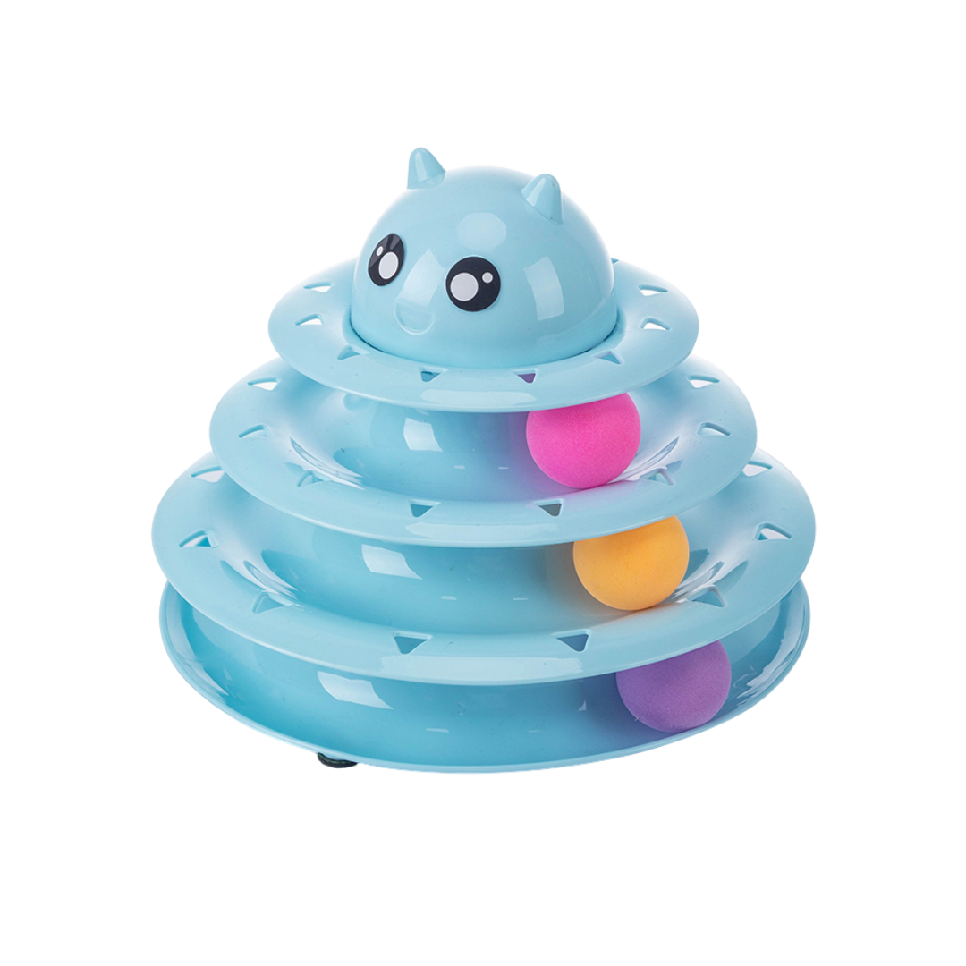 JUGUETE GATO PLACA GIRATORIA RATON