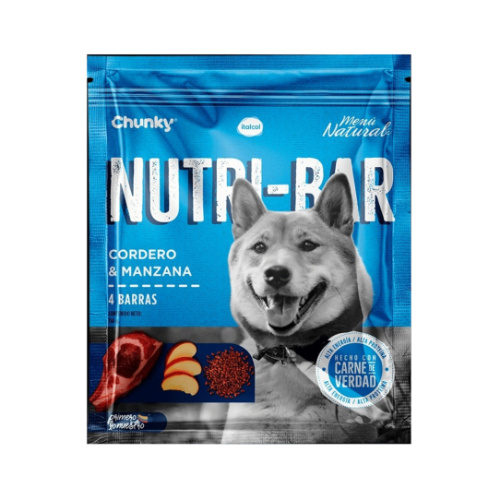 CHUNKY NUTRIBAR CORDERO Y MANZANA