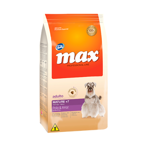 MAX PROFESIONAL LINE ADULTO MATURE 7+ POLLO Y ARROZ