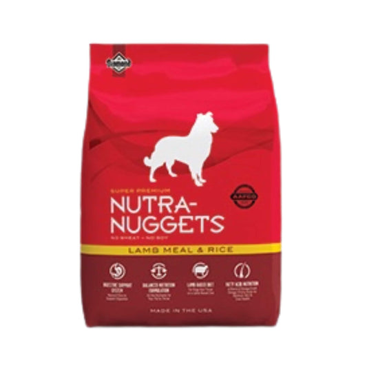 Nutra Nuggets cordero y arroz para perros